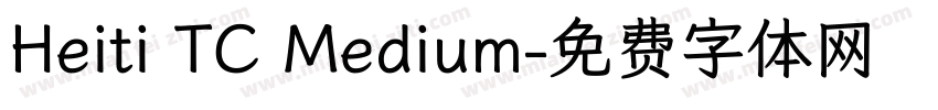 Heiti TC Medium字体转换